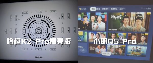 2Pro 高亮版对比小明Q5 Pro！电子pg游戏千元投影仪的较量：哈趣 K(图4)